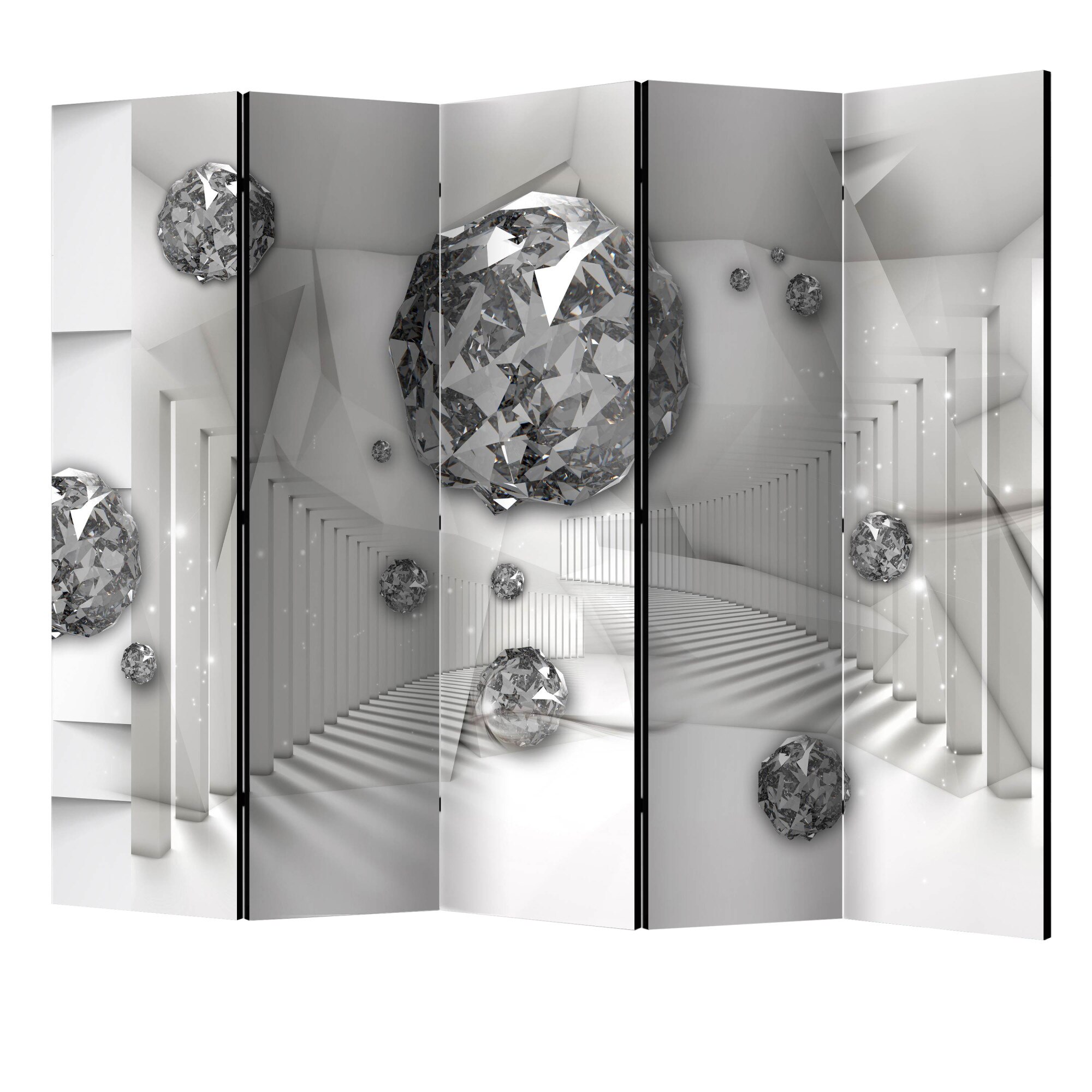 Paravan din 5 parti - Camera de diamant II II - 225 x 172 cm