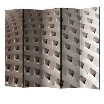 Paravan din 5 parti - Constructia modernitatii II - 225 x 172 cm Paravan din 5 parti - Constructia modernitatii II - 225 x 172 cm