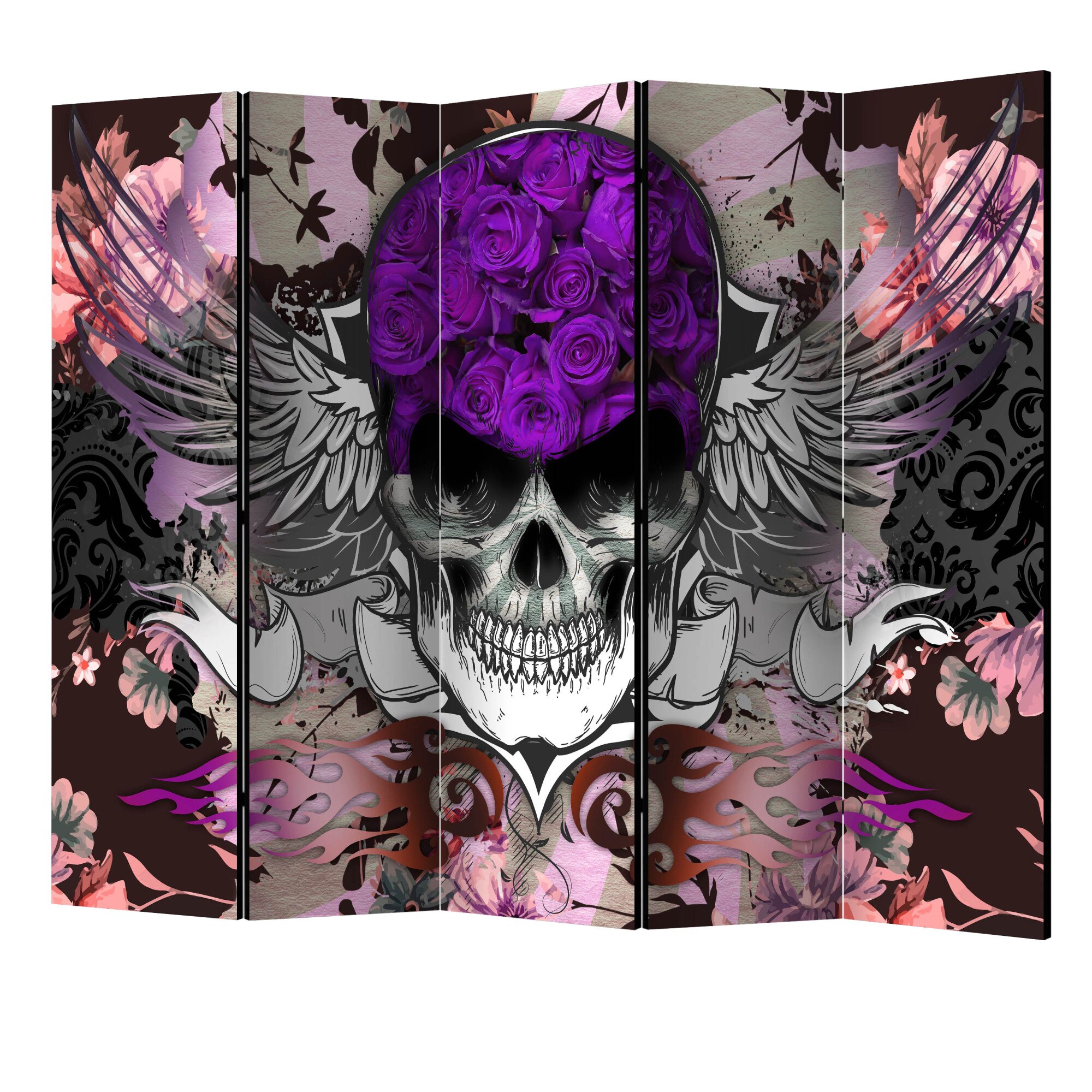 Paravan din 5 parti - Craniul corpului II - 225 x 172 cm