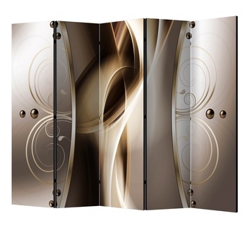 Paravan din 5 parti - Delicatete de caramel II - 225 x 172 cm Paravan din 5 parti - Delicatete de caramel II - 225 x 172 cm