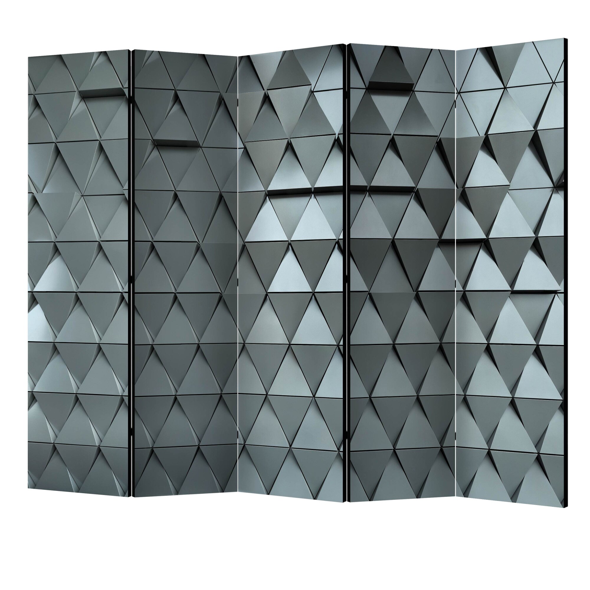 Paravan din 5 parti - Portile metalice II - 225 x 172 cm