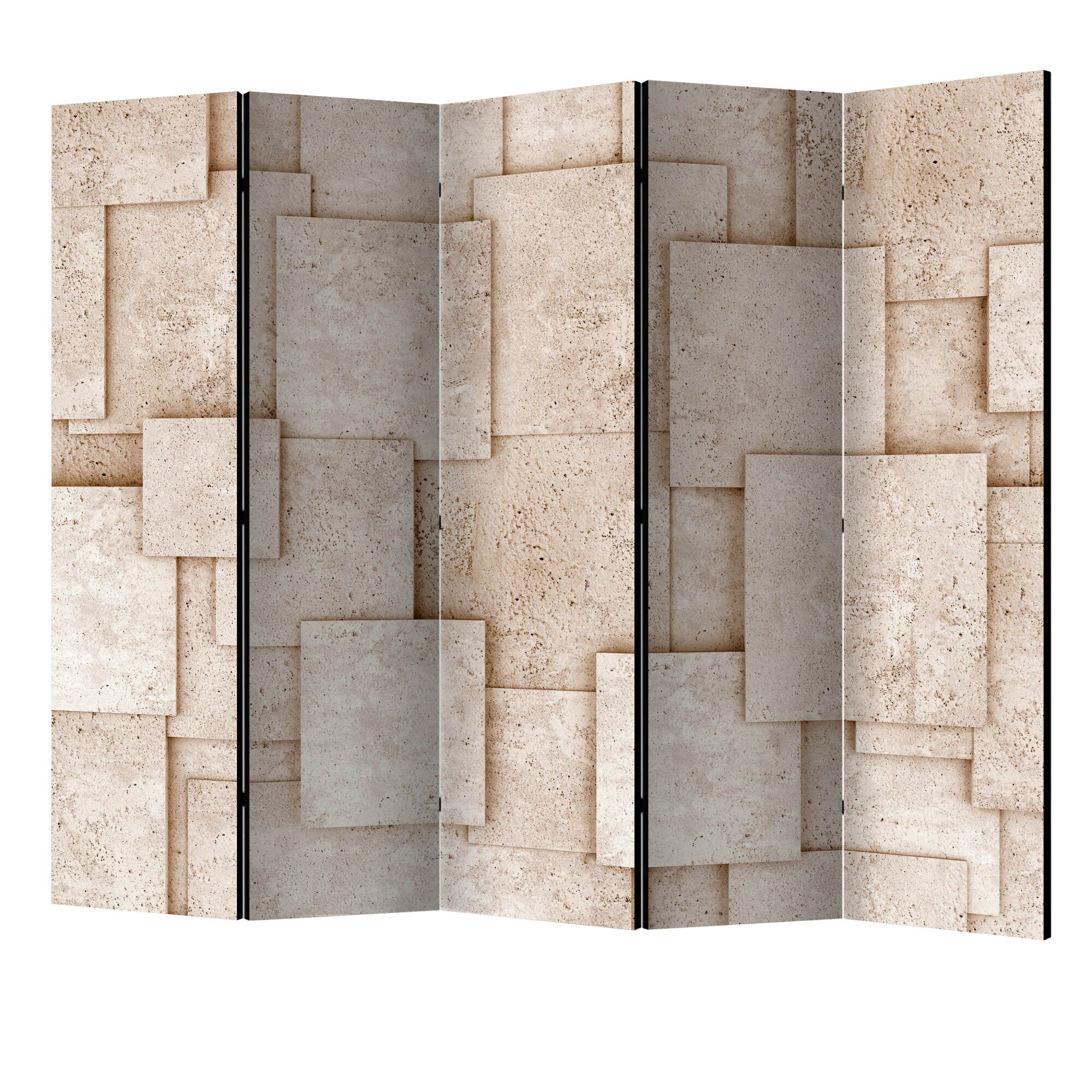 Paravan din 5 parti - Visul industrial II - 225 x 172 cm