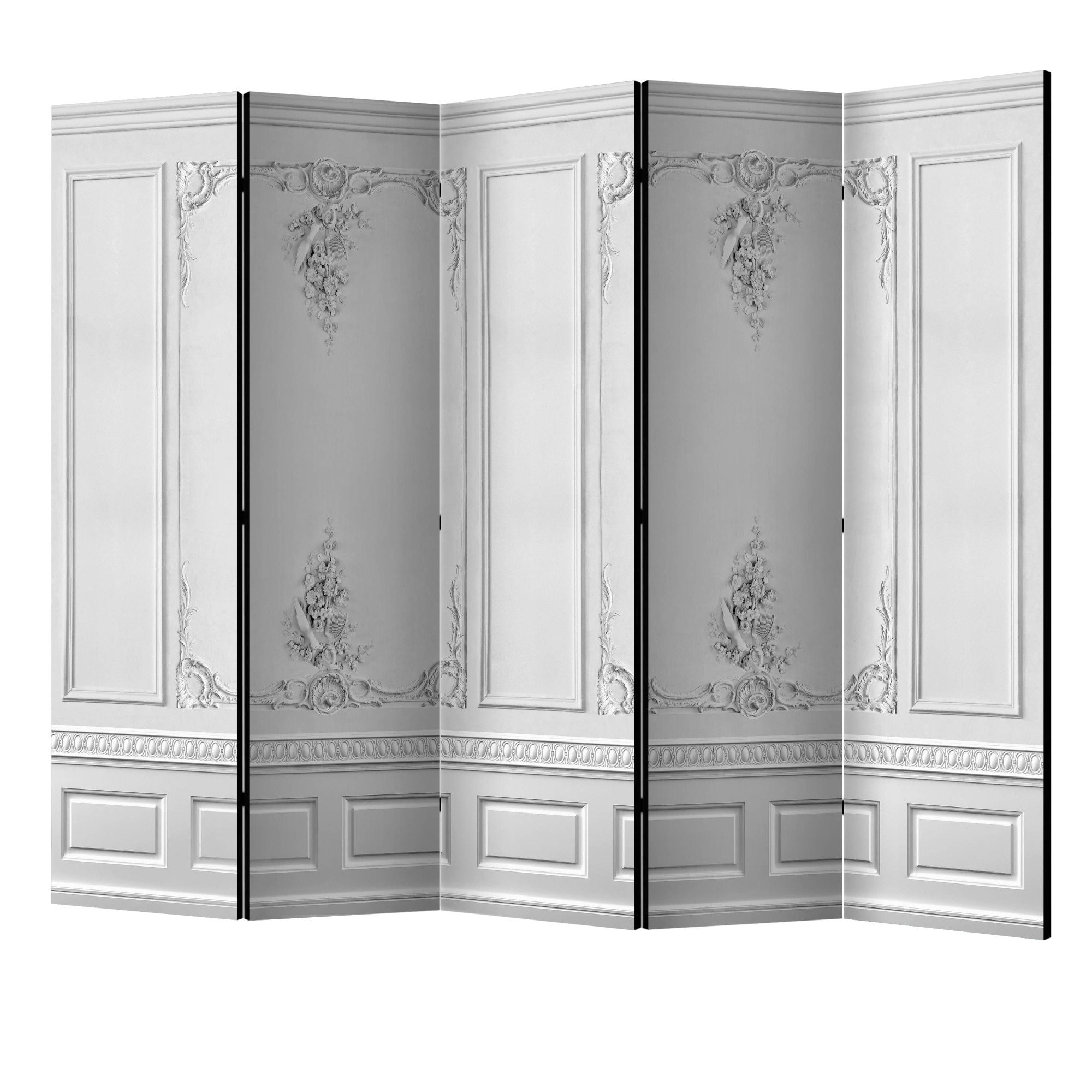 Paravan din 5 parti - Zidul palatial II - 225 x 172 cm