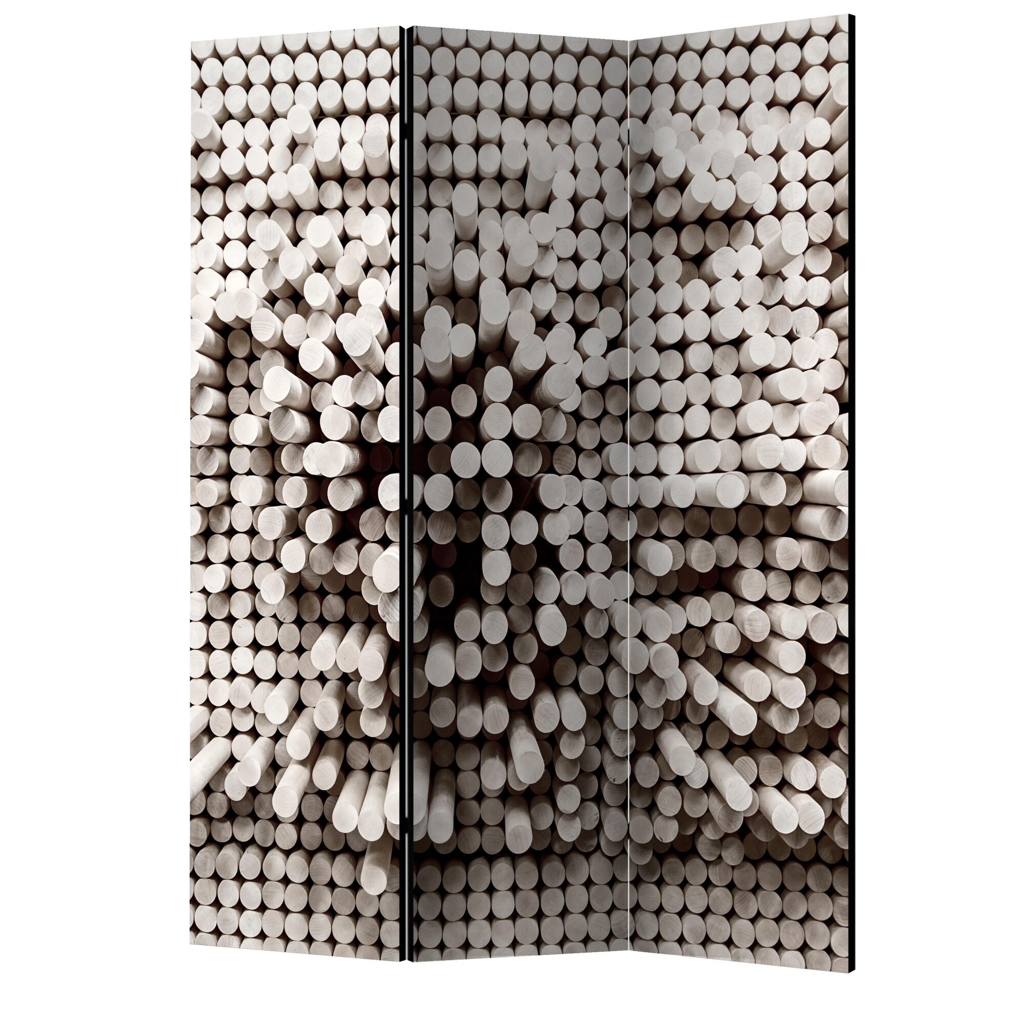 Paravan din 3 parti - Cetatea alba - 135 x 172 cm