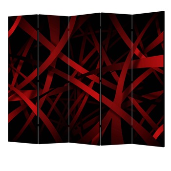 Paravan din 5 parti - Teama de intuneric II - 225 x 172 cm Paravan din 5 parti - Teama de intuneric II - 225 x 172 cm