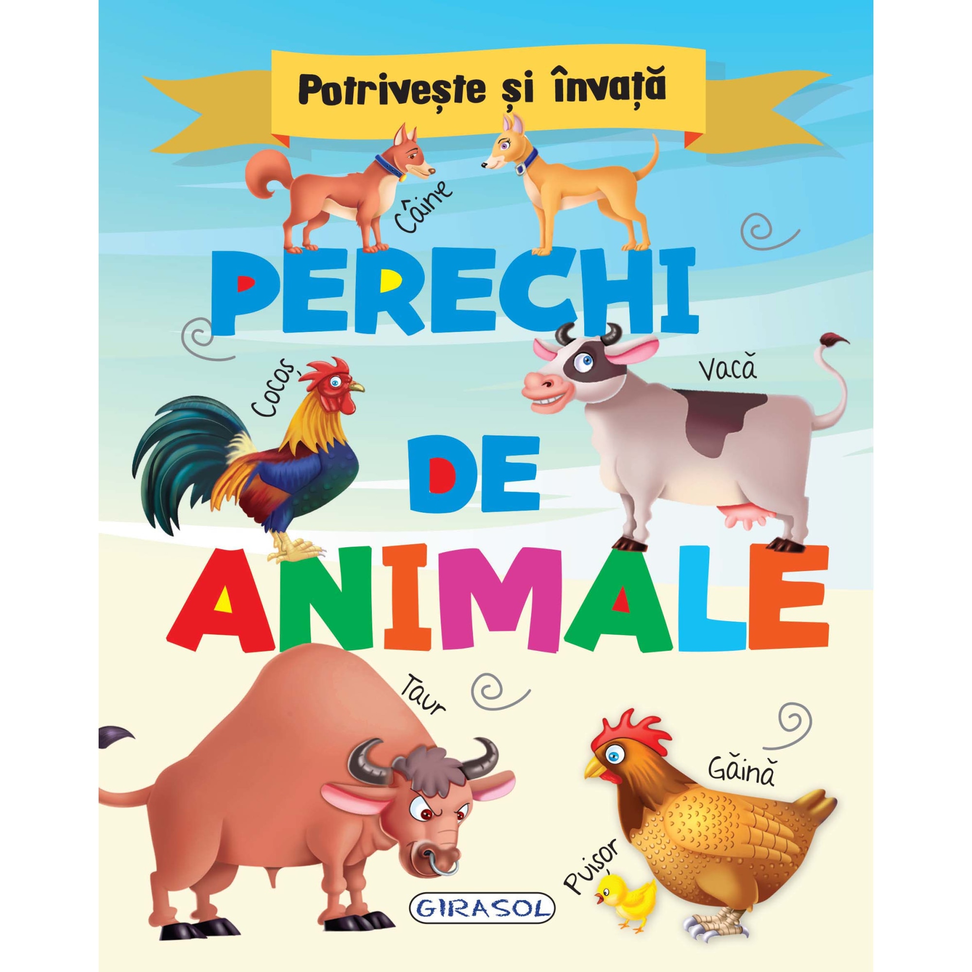 Potriveste si invata - Perechi de animale