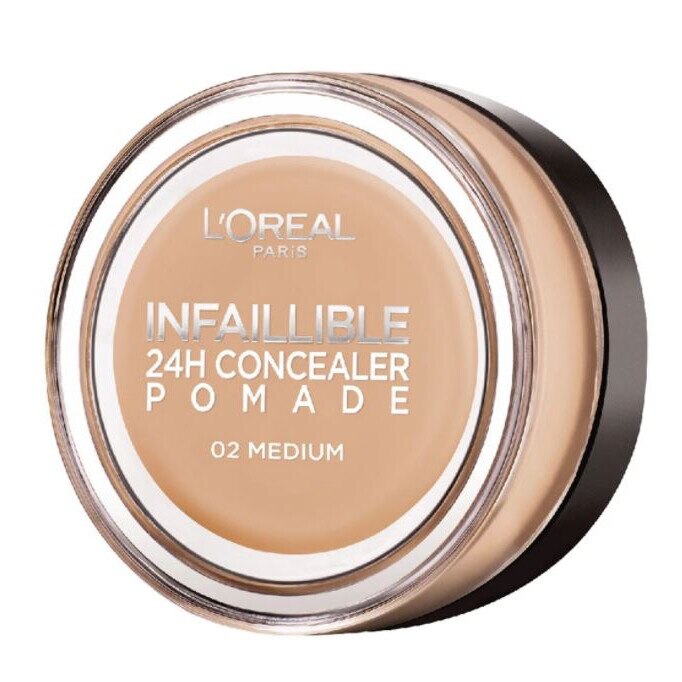 Corector L'Oreal Paris Infallible 24Hr Concealer Pomade, 02 Medium, 15 g