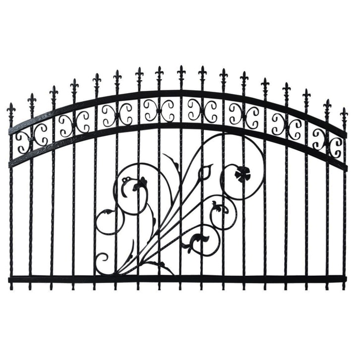 Plasa de gard Str-05.pg, METAL-DYNAMICS, 2000x1200mm, vopsita electrostatic cu sistem prindere si transport