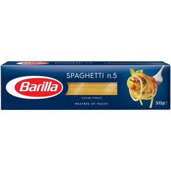 Paste lungi spaghetti n5 Barilla, 500g Paste lungi spaghetti n5 Barilla, 500g