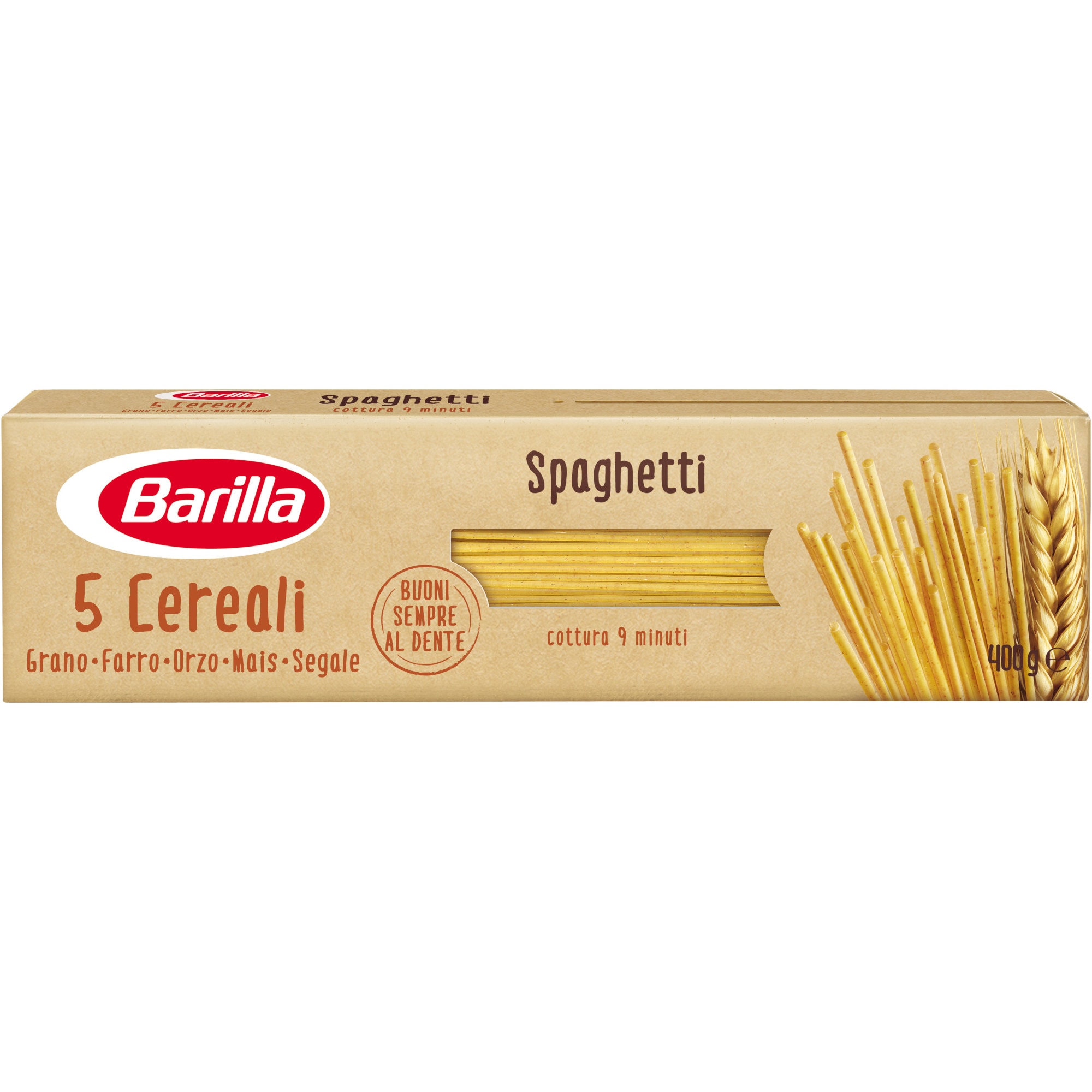 Paste lungi spaghetti 5 cereale n5 Barilla, 400g
