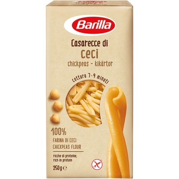 Paste scurte din naut casarecce Barilla, 250g Paste scurte din naut casarecce Barilla, 250g