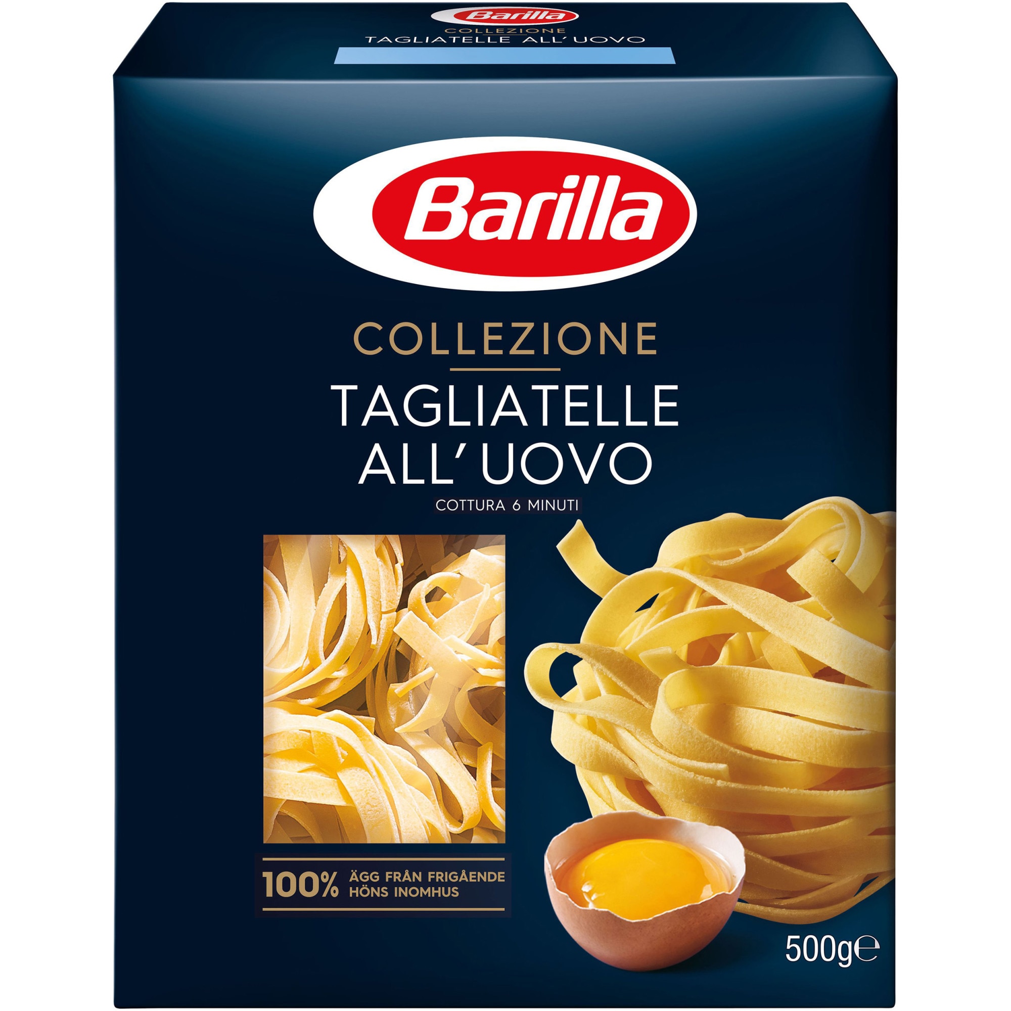 Paste lungi cu ou tagliatelle Barilla, 500g
