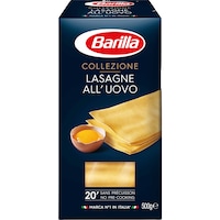 Pachet: 2 x Paste scurte cu ou lasagna Barilla, 500g