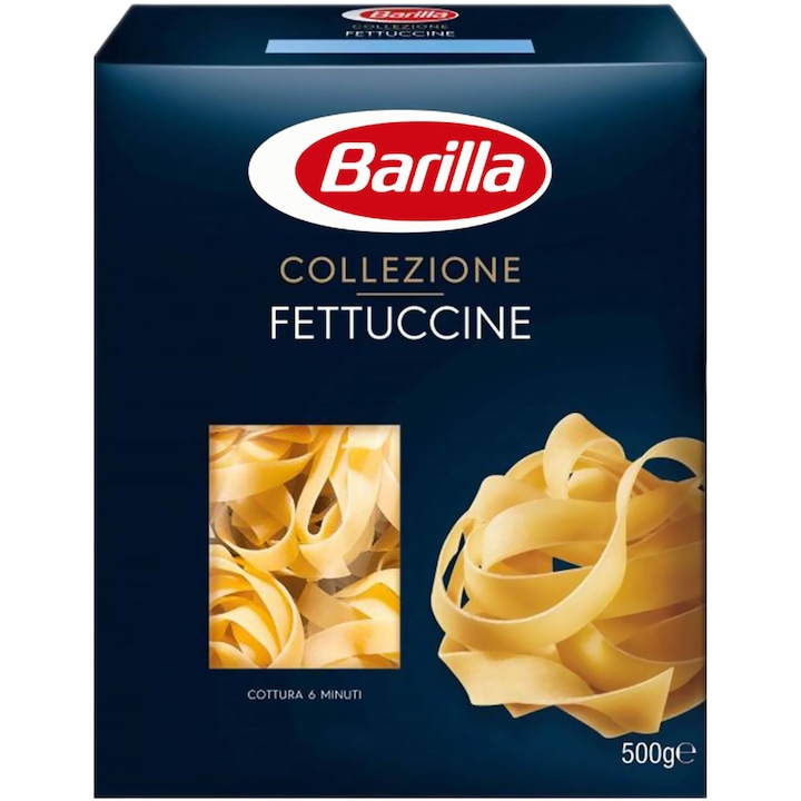Paste lungi fettuccine Barilla, 500g