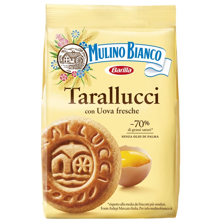 Biscuiti tarallucci Mulino Bianco, 350g