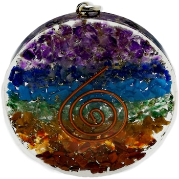 Pandantiv Orgonic, SERENITY ORGONE, protectie wi-fi, radiatii electromagnetice, EMF, 7 chakre, spirala Reiki, multicolor, 4 cm Pandantiv Orgonic, SERENITY ORGONE, protectie wi-fi, radiatii electromagnetice, EMF, 7 chakre, spirala Reiki, multicolor, 4 cm
