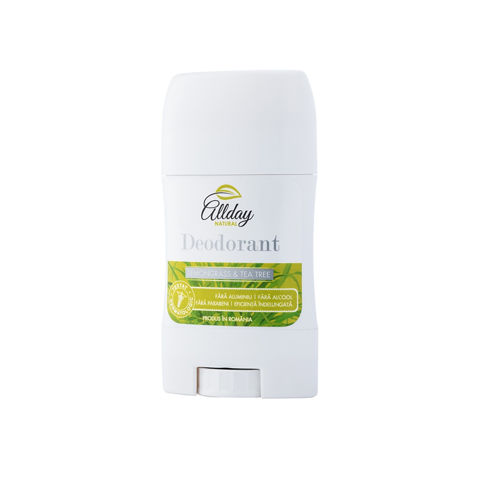 Deodorant natural cu Lemongrass & Tea Tree, 50 ml