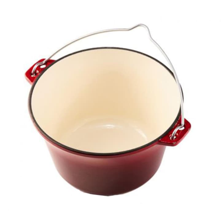 Ceaun din fonta emailat Cooking by Heinner, inductie, 22 x 13 cm, 3L