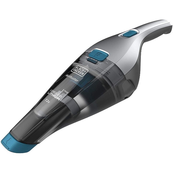 Aspirator de mana "DUSTBUSTER" cu acumulator Li-Ion, cu accesorii, 7.2 V, 1.5 Ah, tip NVC215WA-QW, Black&Decker