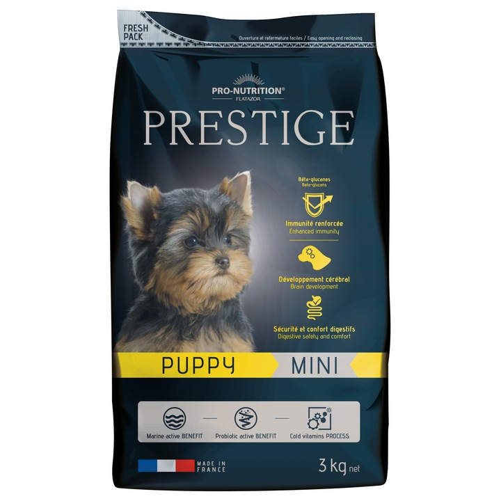 Суха храна за кученца Prestige Puppy Mini, 3 кг