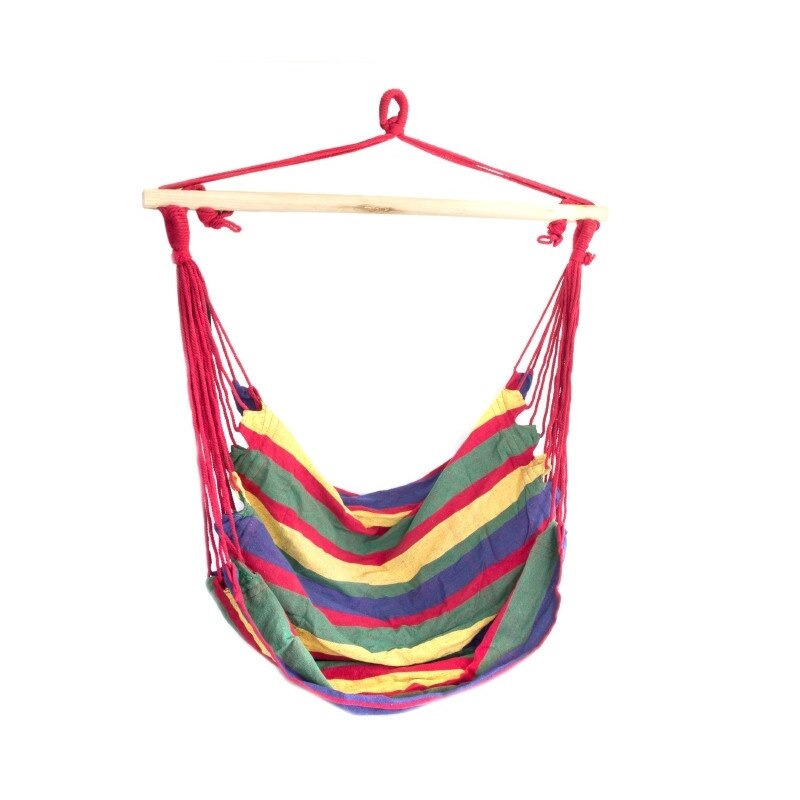 Hamac Scaun Suspendat, Bumbac, 100x90 cm, culoare multicolor