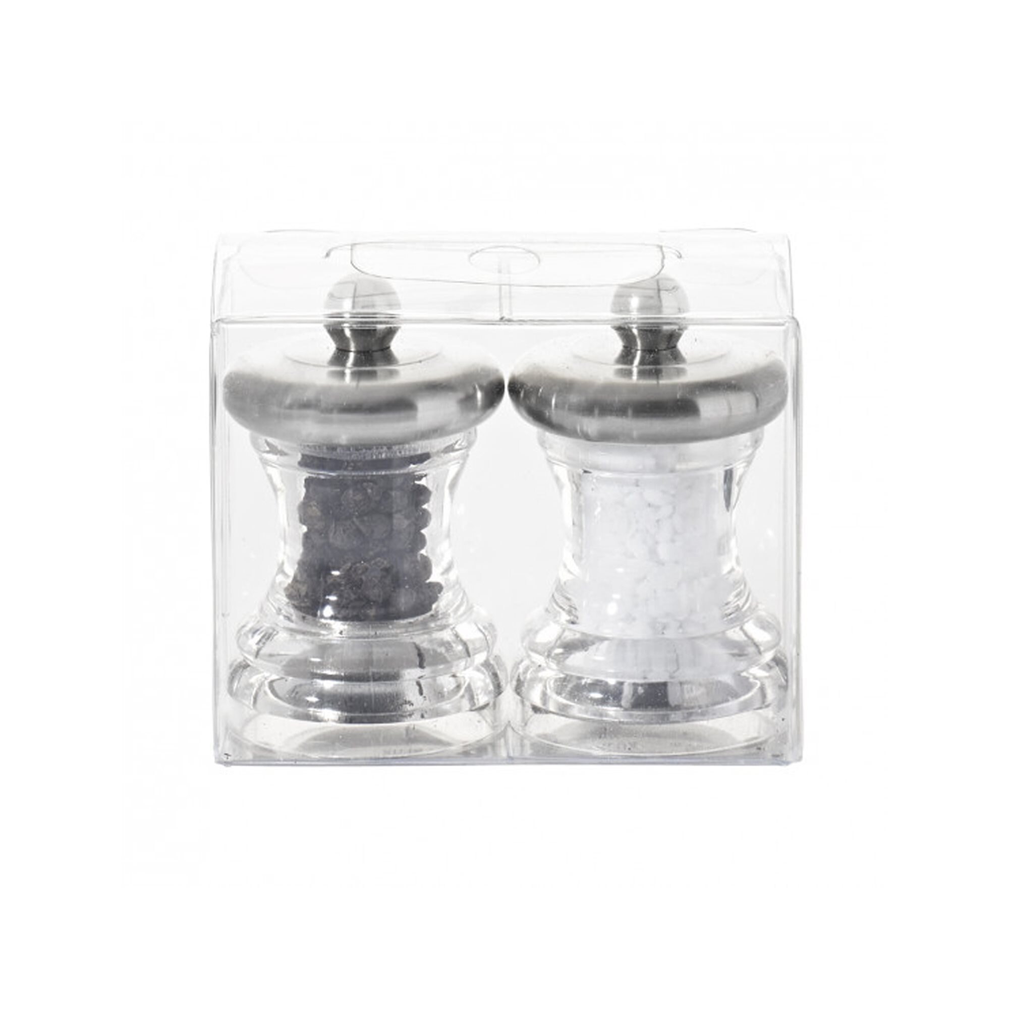 Set 2 rasnite pentru sare si piper Volte, 7 cm - Marlux