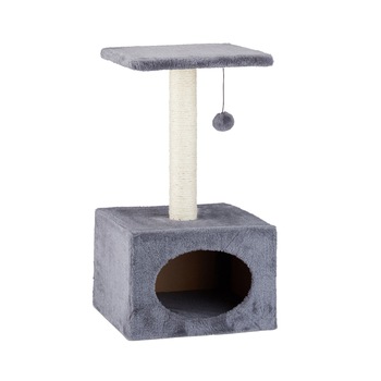 Ansamblu joaca pentru pisici, Atina, sisal, gri, Relaxdays Ansamblu joaca pentru pisici, Atina, sisal, gri, Relaxdays