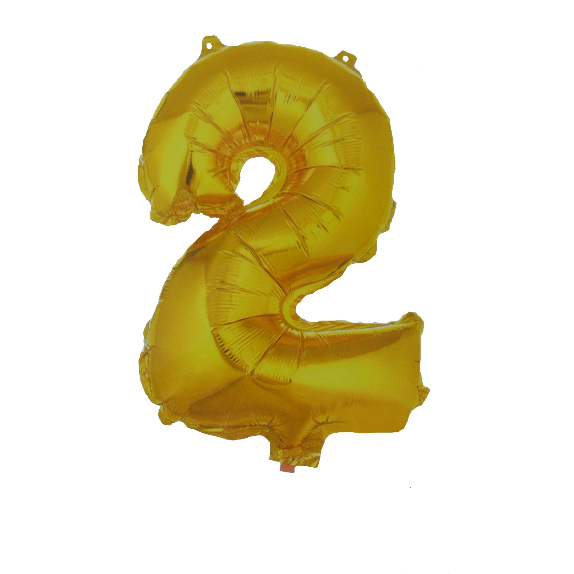 Balon cifra 2, auriu, 100cm
