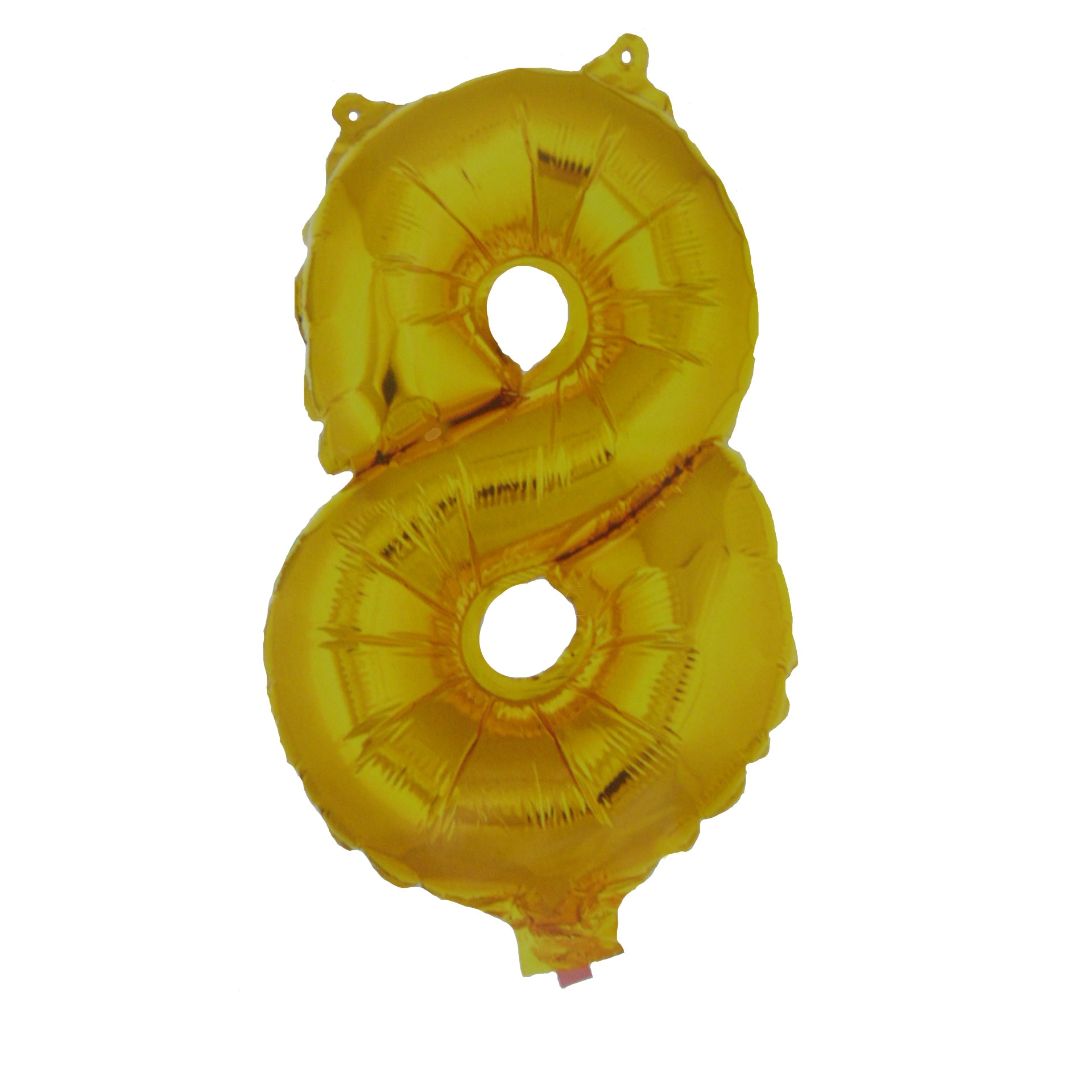 Balon cifra 8, auriu, 100cm