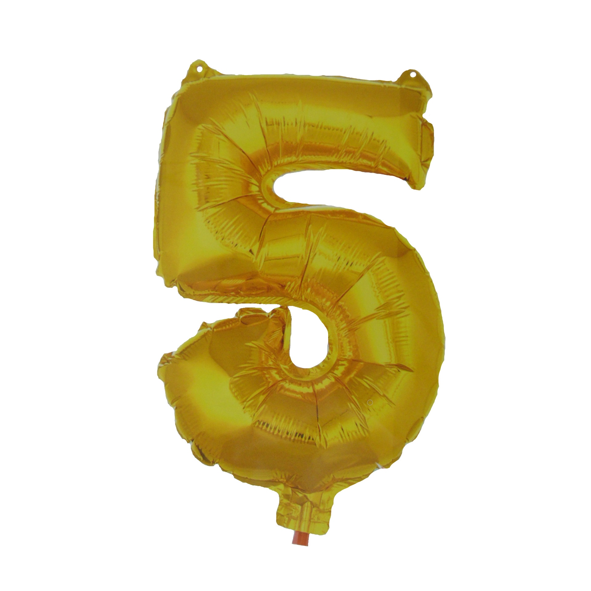 Balon cifra 5, auriu, 100cm