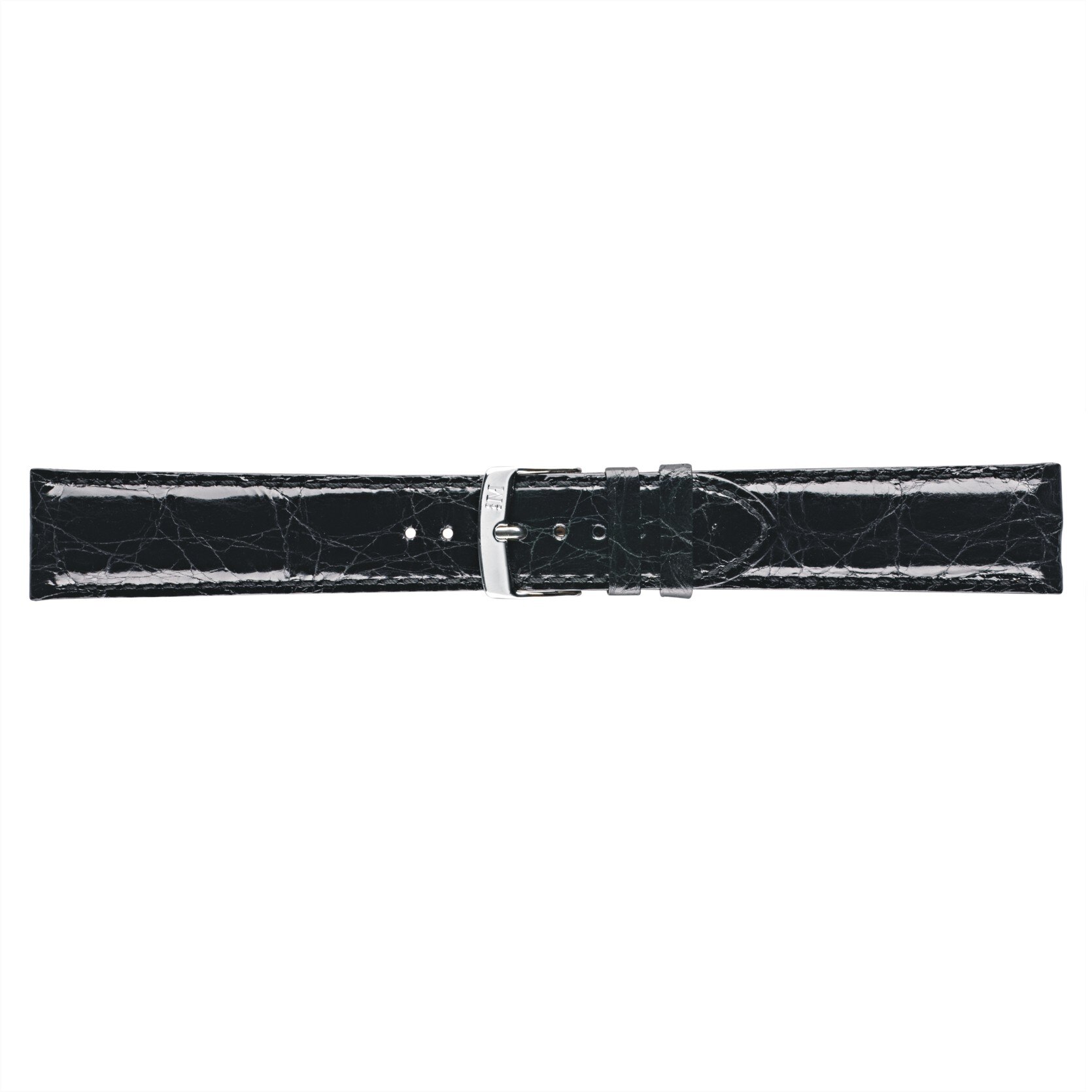 Curea Morellato A01U3932052019CR22, piele neagra, crocodil, latime 22mm