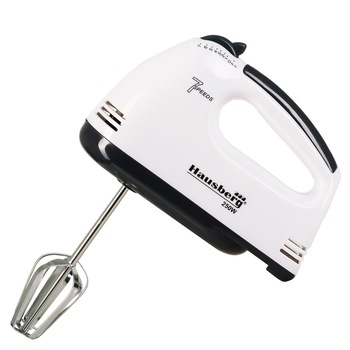 Mixer de mana, Hausberg HB-4112, Negru, 250 W, 7 viteze Mixer de mana, Hausberg HB-4112, Negru, 250 W, 7 viteze