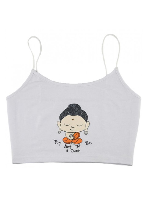 Неприлична момичешка LadyLust бяла тениска S INTL