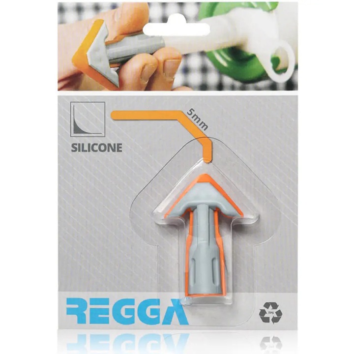 Aplicator concav pentru etanseizant siliconic REGGA portocaliu, 5mm