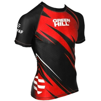 Tricou Rashguard, Negru/Rosu Tricou Rashguard, Negru/Rosu