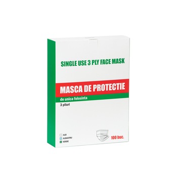 Masca de fata BE YOU, de unica folosinta, set 500 buc Masca de fata BE YOU, de unica folosinta, set 500 buc