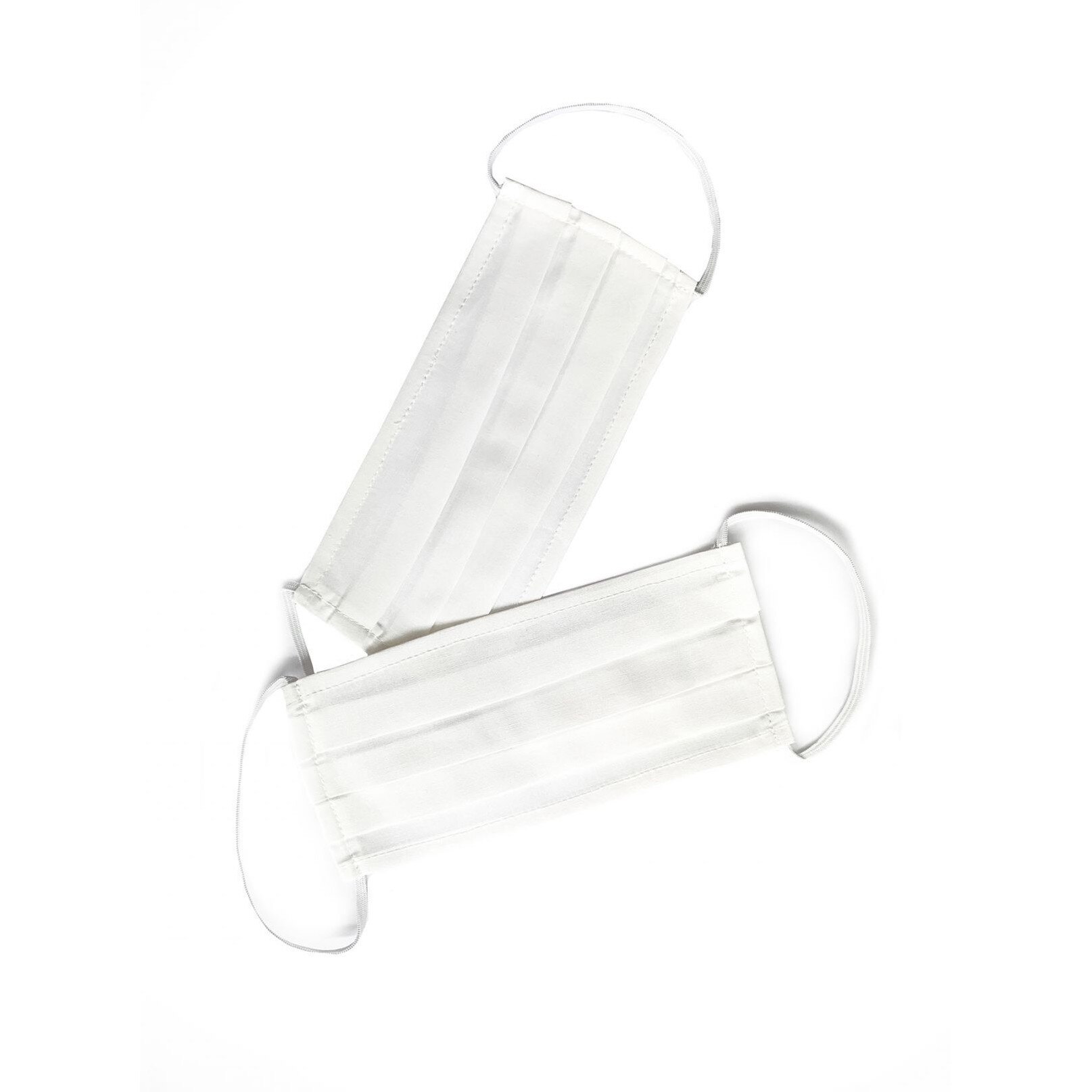 Set 3 masti protectie reutilizabile, 1 strat, alb