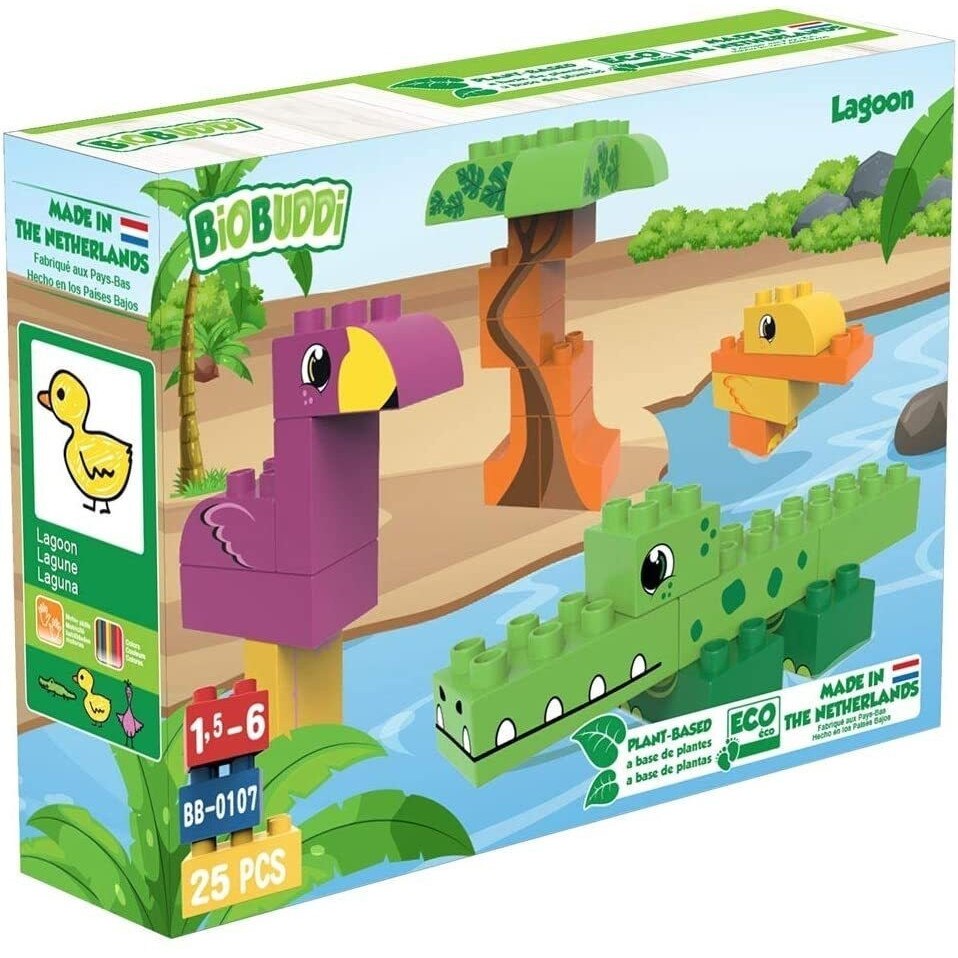 Set de constructie Bio Buddi In laguna - 25 bucati