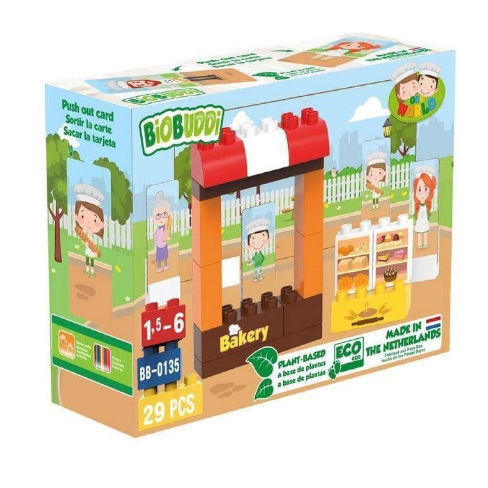 Set de constructie Bio Buddi brutarie - 30 bucati