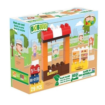 Set de constructie Bio Buddi brutarie - 30 bucati Set de constructie Bio Buddi brutarie - 30 bucati