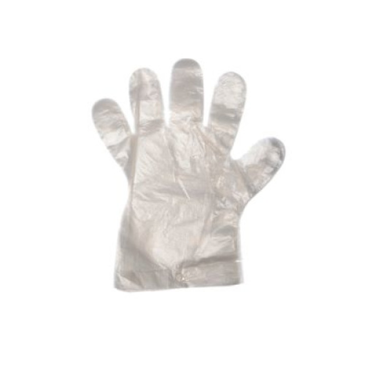 Manusi de unica folosinta, HDPE, 100 buc./set, transparente