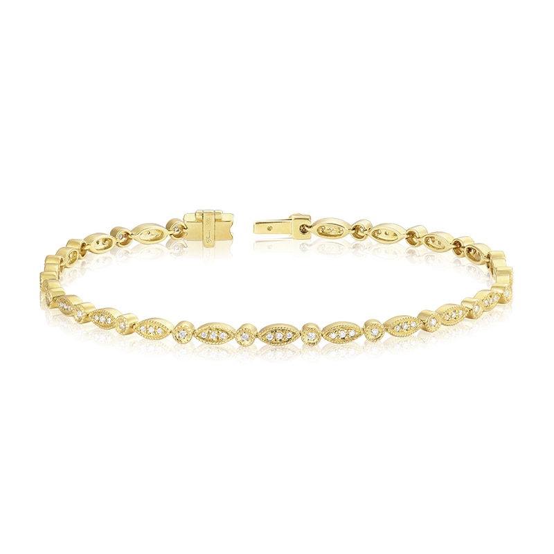 Bratara Aur 18k Diamante Blanco's, 17 B2403817D-Y