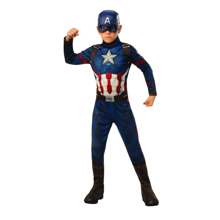 Costum de carnval - Captain America Avg 4, 8-10 ani