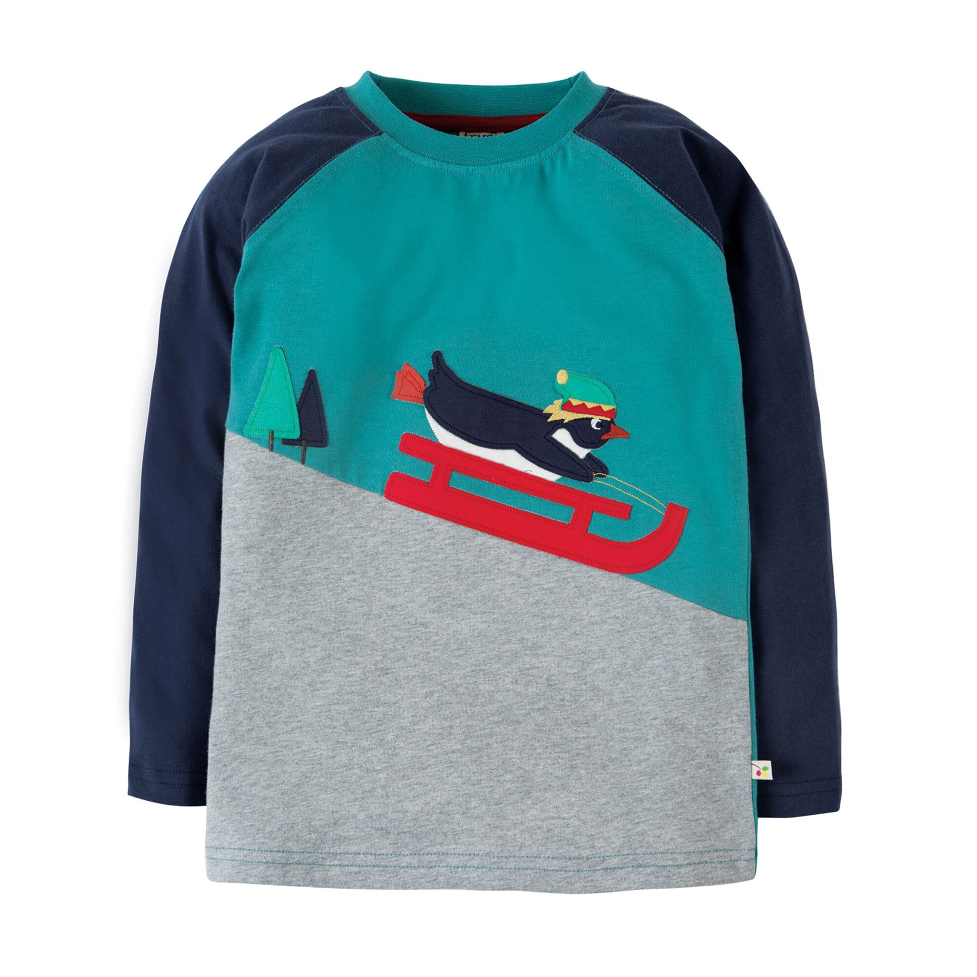Bluza ˝la sanius˝, bumbac organic, multicolor, copii