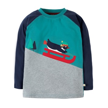 Bluza ˝la sanius˝, bumbac organic, multicolor, copii Bluza ˝la sanius˝, bumbac organic, multicolor, copii