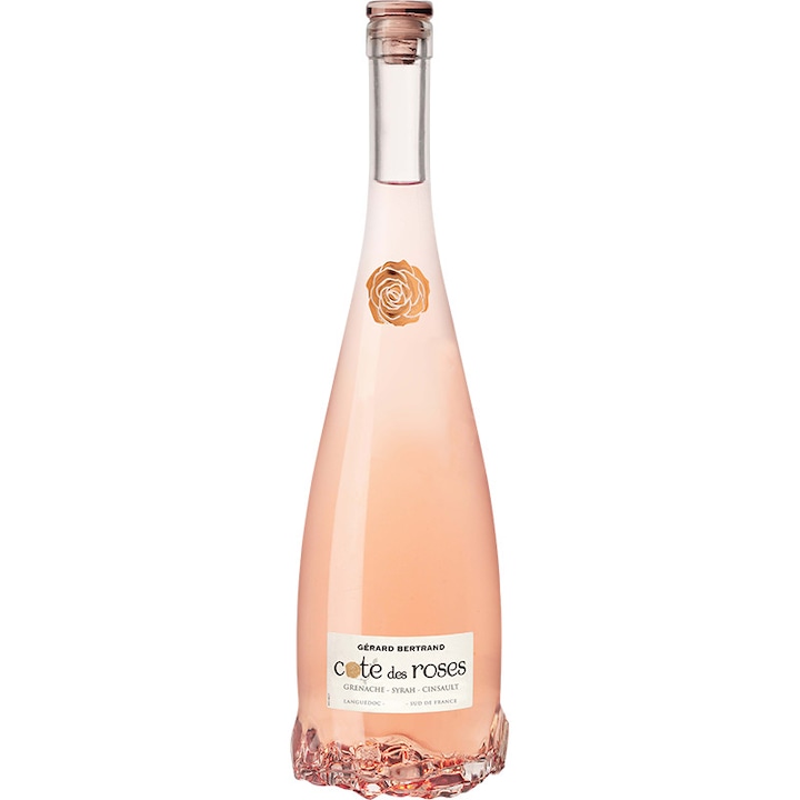 Вино Розе Gerard Bertrand Cote des Roses Rose, Купаж - Гренаш/Сензо/Сира, Франция, 750 мл