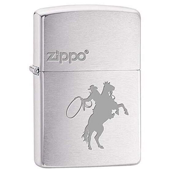 Bricheta Zippo Cowboy And Horse