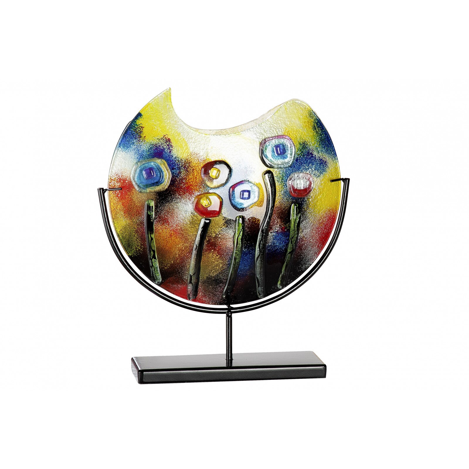 Vaza FRESH FLOWERS, sticla, 45x11x48 cm