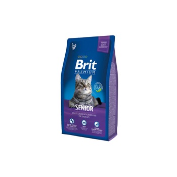 Hrana umeda pentru pisici, Brit Premium Cat Senior, set 6 x 300 gr Hrana umeda pentru pisici, Brit Premium Cat Senior, set 6 x 300 gr
