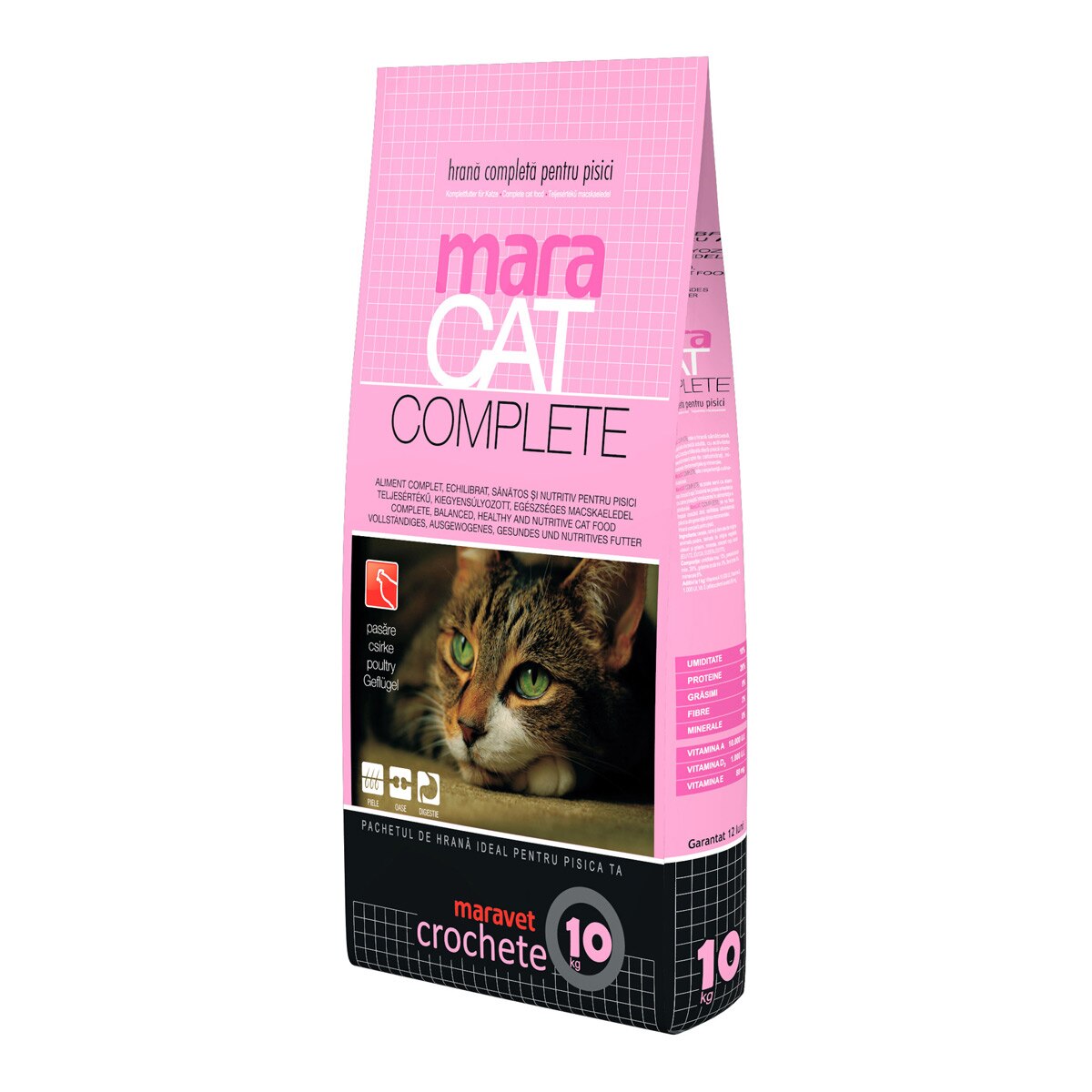 Hrana uscata pentru pisici, Maracat Complete, set 6 x 1 kg